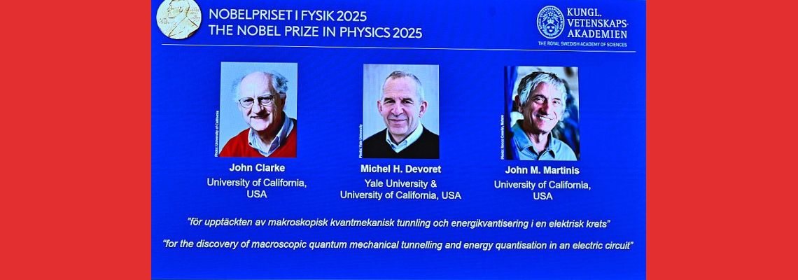 Assegnato il premio Nobel per la Fisica 2025